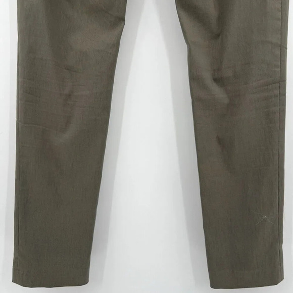 Lauren‎ Vidal Taupe Dress Pants Slim Leg Zip Up Pants Women's Size T1 Small - Picture 6 of 8